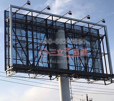 制作高速公路立柱高炮三面翻廣告牌有什么要求？